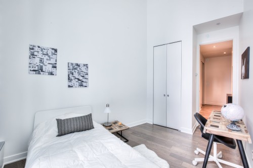 Chambre à coucher - 207-1155 Rue De La Montagne, Montréal (Ville-Marie), QC - Indoor Photo Showing Bedroom