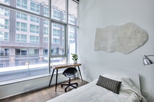 Chambre à coucher - 207-1155 Rue De La Montagne, Montréal (Ville-Marie), QC - Indoor Photo Showing Bedroom