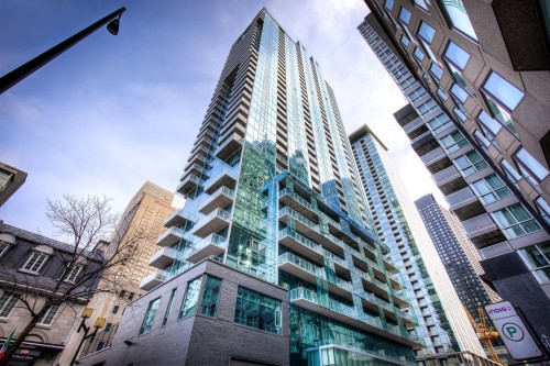 Extérieur - 207-1155 Rue De La Montagne, Montréal (Ville-Marie), QC - Outdoor With Balcony With Facade