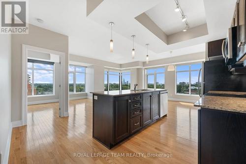 Open Concept Kitchen as is now! - 1003 - 245 Kent Street N, Ottawa, ON - Indoor Photo Showing Kitchen