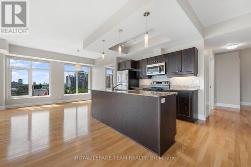 Another great view of this space as is now! - 1003 - 245 Kent Street N, Ottawa, ON - Indoor Photo Showing Kitchen With Upgraded Kitchen