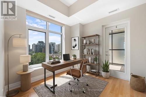 This space virtually enhanced to reflect an office - 1003 - 245 Kent Street N, Ottawa, ON - Indoor Photo Showing Office