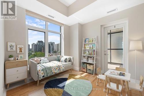 This space virtually is perfect for kids - 1003 - 245 Kent Street N, Ottawa, ON - Indoor Photo Showing Bedroom