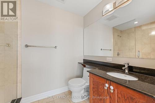 Ensuite 3 piece bath - 1003 - 245 Kent Street N, Ottawa, ON - Indoor Photo Showing Bathroom