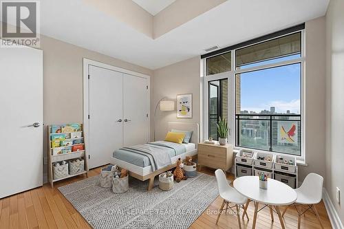 Second Bedroom virtually enhanced as kids bedroom - 1003 - 245 Kent Street N, Ottawa, ON - Indoor