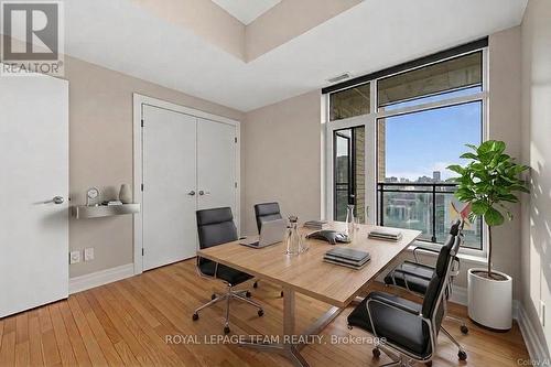 2nd Bedroom virtually enhanced as a meeting space - 1003 - 245 Kent Street N, Ottawa, ON - Indoor Photo Showing Office