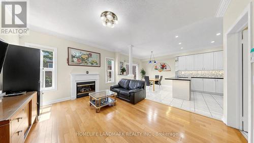 220 Williamson Road, Markham, ON - Indoor Photo Showing Living Room With Fireplace