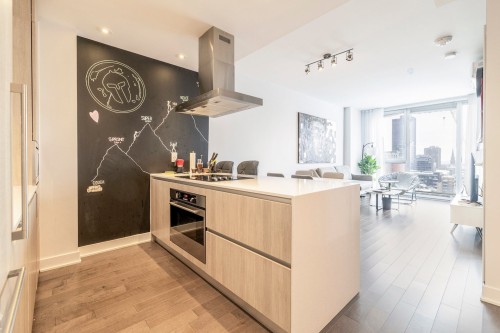 Kitchen - 1703-1211 Rue Drummond, Montréal (Ville-Marie), QC - Indoor