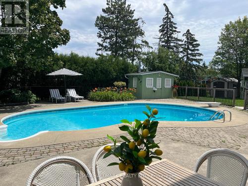 6089 Starfield Crescent, Mississauga, ON - Outdoor With In Ground Pool With Deck Patio Veranda With Backyard