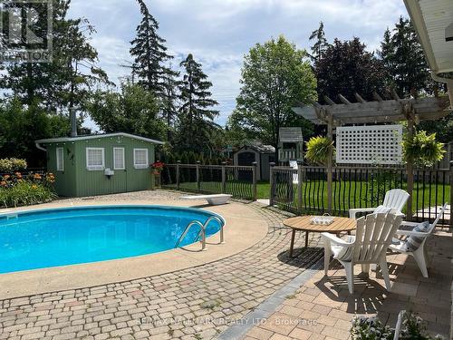 6089 Starfield Crescent, Mississauga, ON - Outdoor With In Ground Pool With Deck Patio Veranda With Backyard