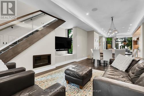 41 Second Avenue, Ottawa, ON - Indoor Photo Showing Living Room With Fireplace