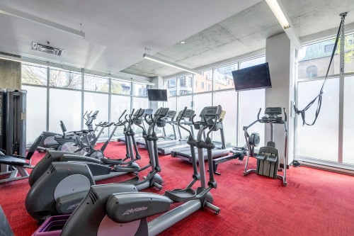 Exercise Room - 931-950 Rue Notre-Dame O., Montréal (Le Sud-Ouest), QC - Indoor Photo Showing Gym Room