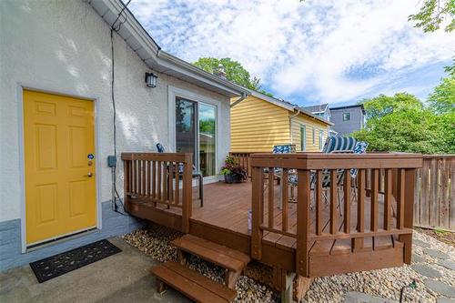 438 Campbell St, Winnipeg, MB - Outdoor With Deck Patio Veranda With Exterior