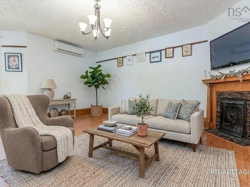 366 Main Street, Middleton, NS - Indoor Photo Showing Living Room With Fireplace