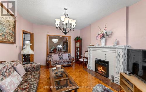 183 Glenholme Avenue, Toronto, ON - Indoor Photo Showing Living Room With Fireplace
