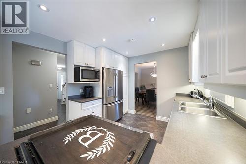 20 Hogarth Road, Brantford, ON - Indoor Photo Showing Kitchen With Double Sink