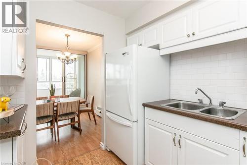 24 Midland Drive Unit# 402, Kitchener, ON - Indoor Photo Showing Kitchen With Double Sink