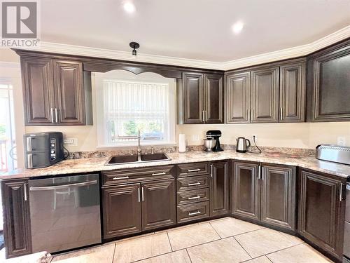 4 Birch Street, Badger, NL - Indoor Photo Showing Kitchen With Double Sink