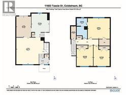 Floor Plan Main & Upper level - 