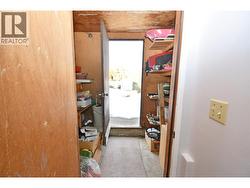 Door leading to outside back yard - 