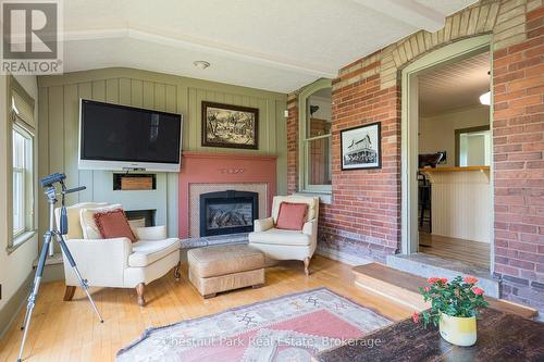 678541 Centre Road, Mulmur, ON - Indoor Photo Showing Living Room With Fireplace