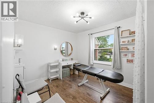 Bedroom currently being used as a treatment room which can easily be converted back - 481 Upper Gage Avenue, Hamilton, ON - Indoor Photo Showing Office