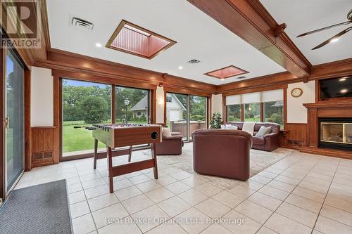 32 Sunset Drive, Woolwich, ON - Indoor With Fireplace