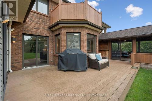 32 Sunset Drive, Woolwich, ON - Outdoor With Deck Patio Veranda With Exterior