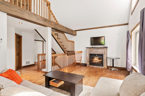 Salon - 172 Ch. D'Arrow-Head, Stanstead - Canton, QC - Indoor Photo Showing Living Room With Fireplace