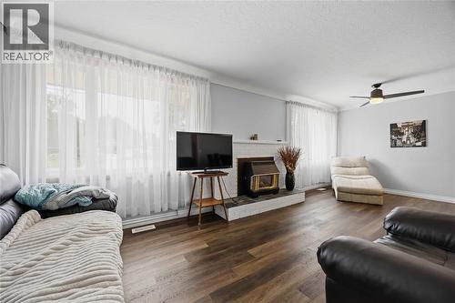 146 Westview Drive, St Clair, ON - Indoor Photo Showing Living Room With Fireplace