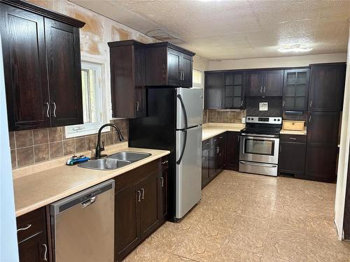 511 Laurier Avenue, Killarney, MB - Indoor Photo Showing Kitchen With Double Sink
