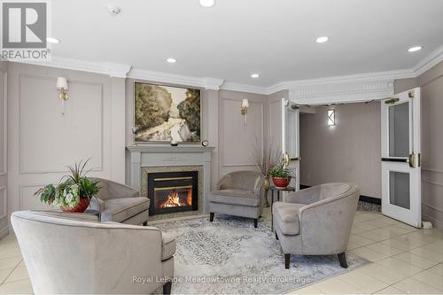210 - 2075 Amherst Heights Drive, Burlington (Brant Hills), ON - Indoor Photo Showing Living Room With Fireplace