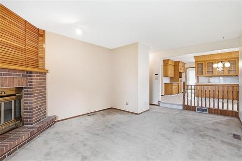 74 Budden Dr, Winnipeg, MB - Indoor Photo Showing Other Room With Fireplace