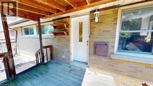 56 Lower Horning Road, Hamilton, ON -  With Deck Patio Veranda With Exterior
