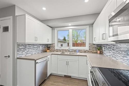 31 Werrell Cr, Winnipeg, MB - Indoor Photo Showing Kitchen With Double Sink