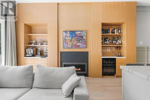 191 Glengarry Avenue, Toronto, ON - Indoor Photo Showing Living Room With Fireplace