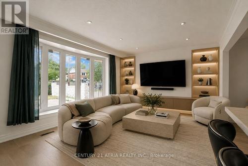 56 Tobermory Drive, Toronto, ON - Indoor Photo Showing Living Room