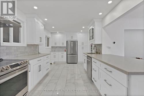 56 Tobermory Drive, Toronto, ON - Indoor Photo Showing Kitchen With Upgraded Kitchen