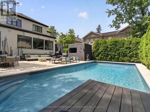 7 Glen Rush Boulevard, Toronto, ON - Outdoor With In Ground Pool With Deck Patio Veranda