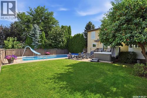 306 Whitewood Road, Saskatoon, SK - Outdoor With In Ground Pool With Backyard