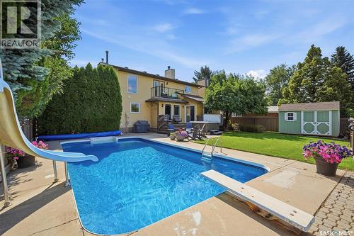306 Whitewood Road, Saskatoon, SK - Outdoor With In Ground Pool With Backyard