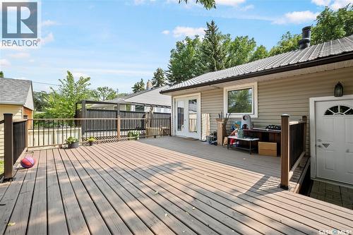 2730 Thornton Avenue, Regina, SK - Outdoor With Deck Patio Veranda With Exterior