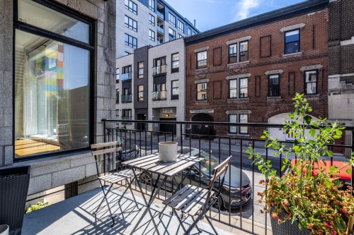 Balcony - 2-1203 Rue St-Christophe, Montréal (Ville-Marie), QC - Outdoor
