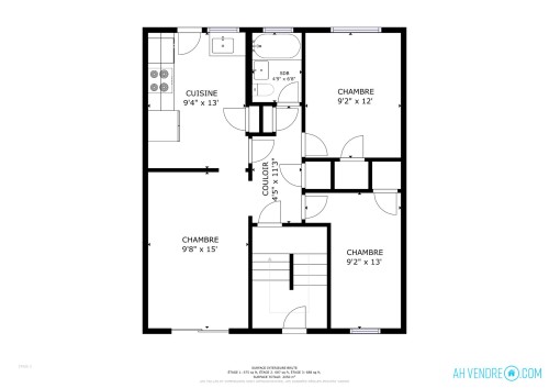 Floor Plan - 8800  - 8804 Rue St-Hubert, Montréal (Ahuntsic-Cartierville), QC 