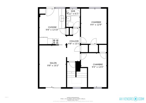 Floor Plan - 8800  - 8804 Rue St-Hubert, Montréal (Ahuntsic-Cartierville), QC 