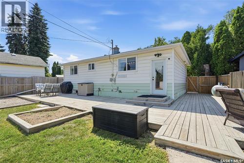 122 Montreal Avenue S, Saskatoon, SK - Outdoor With Deck Patio Veranda With Exterior