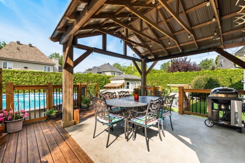 Cour - 1 Rue Dozois, Candiac, QC - Outdoor With Deck Patio Veranda With Exterior