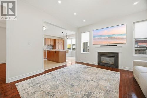 3931 Passway Road, Mississauga, ON - Indoor Photo Showing Living Room With Fireplace