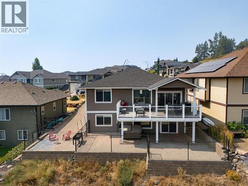 No one blocking your view! - 7261 Silver Ridge Drive, Vernon, BC - Outdoor With Deck Patio Veranda