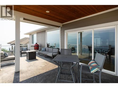 Covered upper Deck - 7261 Silver Ridge Drive, Vernon, BC - Outdoor With Deck Patio Veranda With Exterior
